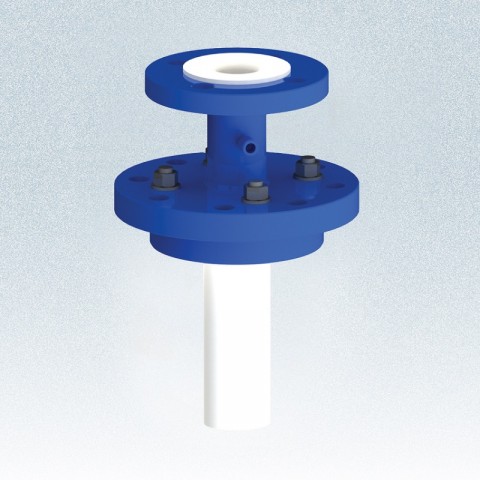 Dip pipes / Distributors for piping lined in PTFE, PFA, PP and PVDF Protef / 1